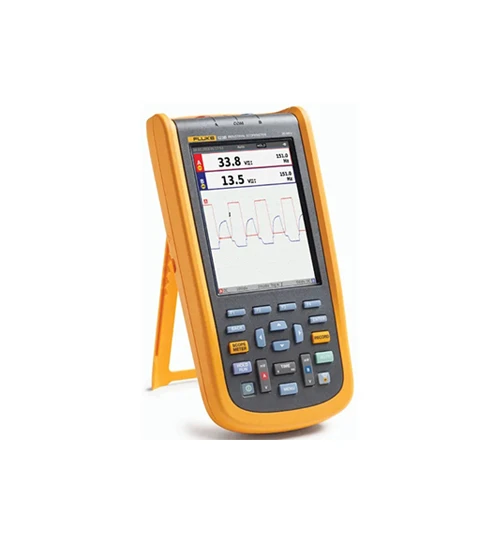 Fluke 125B Industrial ScopeMeter Hand-Held Oscilloscope, 40 MHz 1