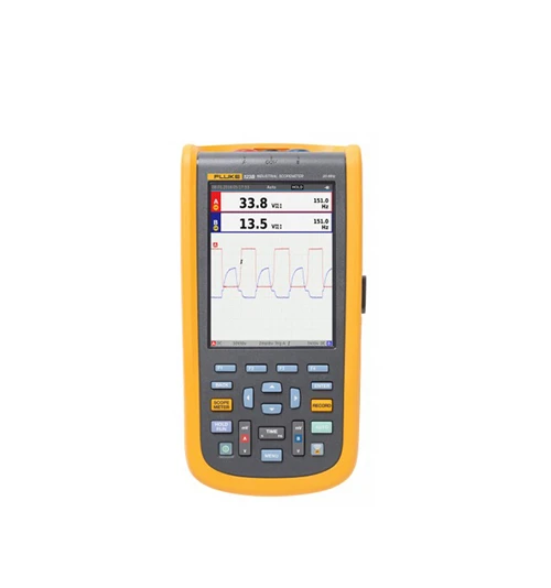 Fluke 123B Industrial ScopeMeter Hand-Held Oscilloscope, 20 MHz 1