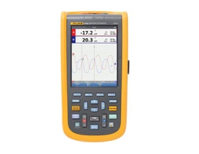 Fluke 124B Industrial ScopeMeter HandHeld Oscilloscope 40 MHz