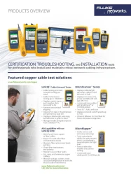 Fluke Networks Catalouge